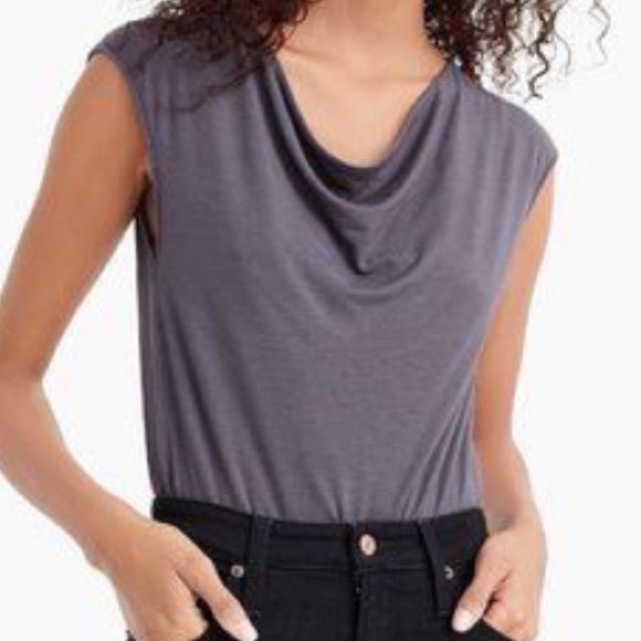 J. Crew 365 Stretch Cowlneck Tank - Picture 6 of 6
